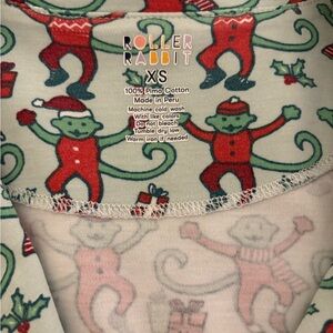 Roller Rabbit XS Christmas pajamas